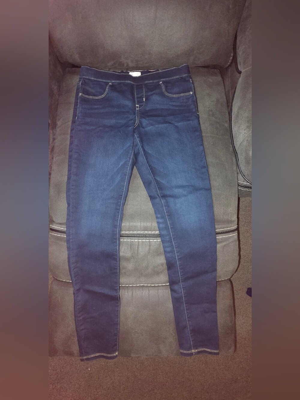 SO Girls's Dark Indigo Skinny Jeans Sz 16 Plus